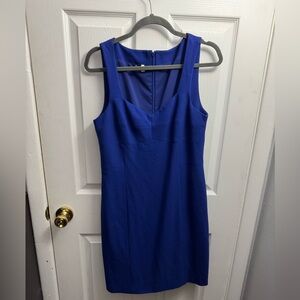 4C Anthropologie  Royal Blue‎ Sleeveless Mini Dress